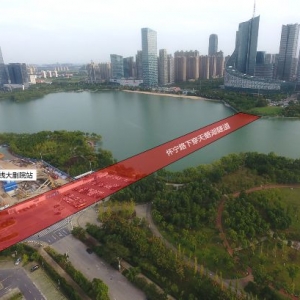 合肥懷寧路下穿天鵝湖隧道正式開工 預計明年3月前完工