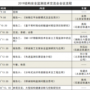 會(huì)議通知 | 倒計(jì)時(shí)9天，結(jié)構(gòu)安全監(jiān)測(cè)技術(shù)交流會(huì)【河北站】即將召開(kāi) ... ... ...