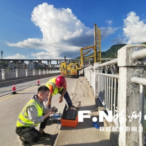 戰(zhàn)高溫斗酷暑 福州公路人為百座橋梁“把脈”