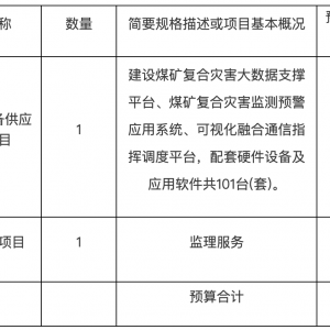 國家礦山安全監察局寧夏局煤礦復合災害監測預警系統建設項目公開招標公告 ...