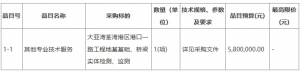 大亞灣荃灣港區港口一路工程地基基礎、橋梁實體檢測、監測采購服務項目招標公告 ...