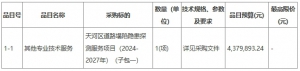 天河區道路塌陷隱患探測服務項目（2024-2027年）招標公告