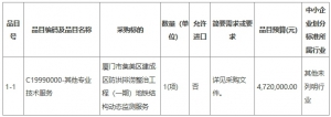 廈門市集美區建成區防洪排澇整治工程（一期）地鐵結構動態監測服務(二次)公開招標招標 ...