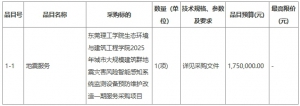 東莞理工學院生態(tài)環(huán)境與建筑工程學院2025年城市大規(guī)模建筑群地震災害風險智能感知系統(tǒng) ...