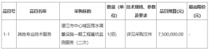 湛江市中心城區(qū)雨水調(diào)蓄設(shè)施一期工程基坑監(jiān)測(cè)服務(wù)（二次）招標(biāo)公告 ...
